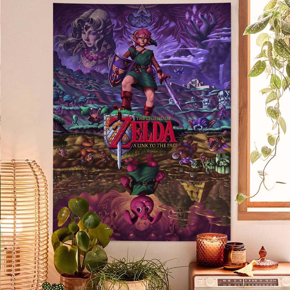 

Legend Video Game Zeldas Hanging Bohemian Tapestry Bohemian Wall Tapestries Mandala Kawaii Room Decor 74x94cm(29x37in)