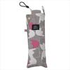 Nifty Colors Ice Flat Mini Folding Umbrella, Gray, 50cm, 6 Ribs, with Storage Bag, 1366GY