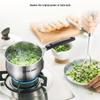 Supor 304 Stainless Steel Non-stick Milk Pot for Babies and Toddlers, Ideal for Cooking Noodles and Frying.