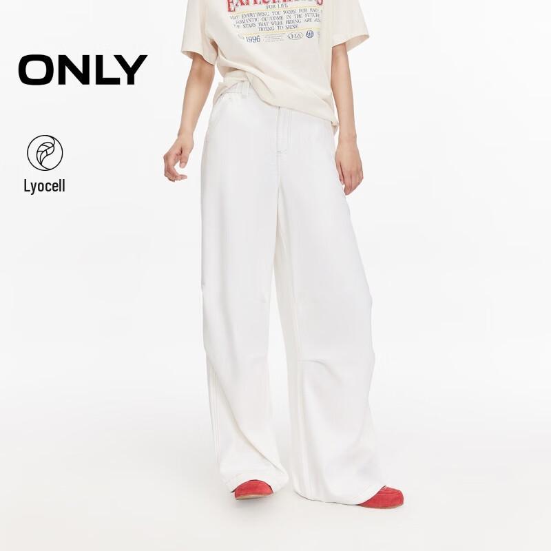 ONLY Women s Loose Fit Flare Denim Jeans M Standard Length
