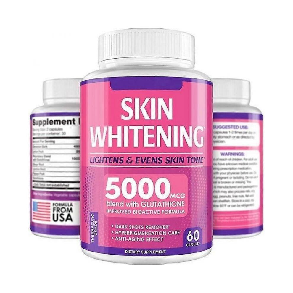 (3pc)1-3pc Glutathione, Skin Whitening, Anti-aging 5000mcg