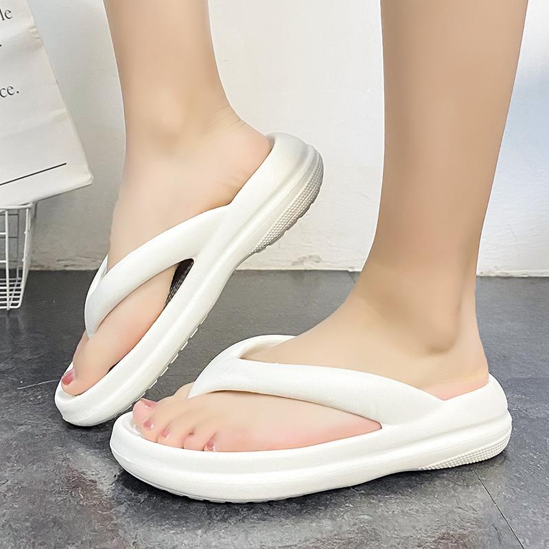 

Women Indoor Home Slippers Summer Comfortable Non-Slip Flip Flops Bath Slippers Couple Family Flat Shoes Hotel Sandal Slippers