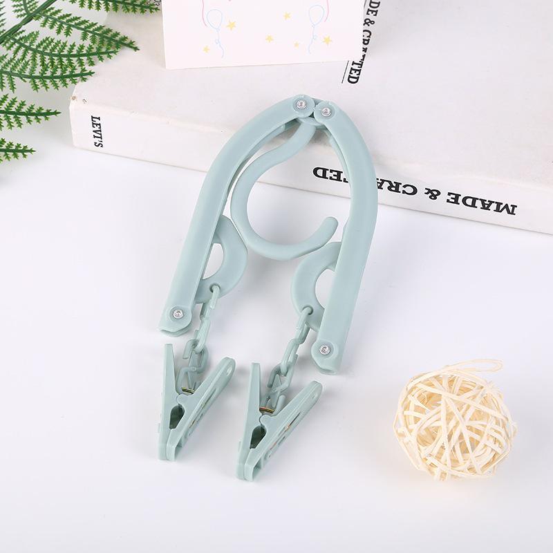 Portable Folding Clothes Drying Rack - Travel, Outdoor, Multifunctional, Foldable Hanger for Dormitory Use