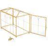 Caixa de Cartas de Vidro com Fenda, Caixa de Cartas Grande Dourada Transparente para Recepções de Casamento, Caixa de Armazenamento Decorativa com Fechadura para Chá de Bebê, Festa de Aniversário