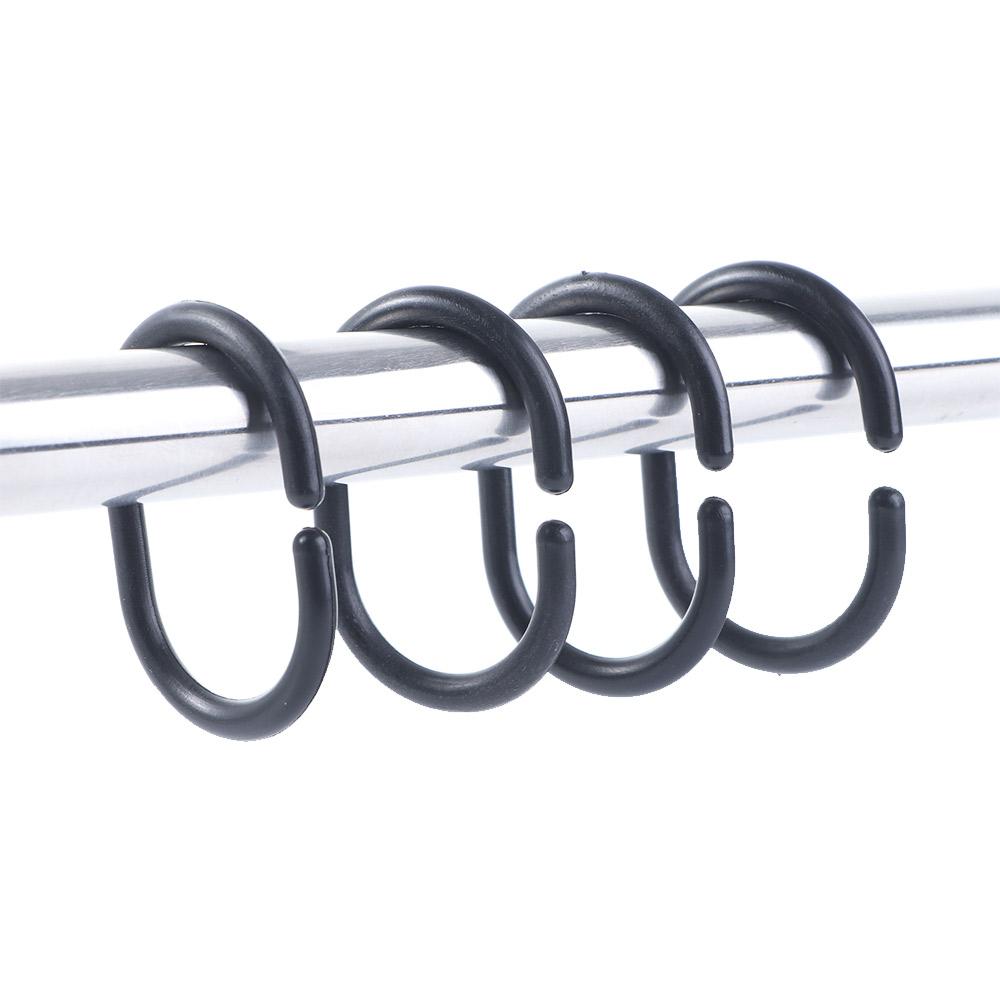 Bendable Bathroom Accessories Replacement Hanging Curtain Hook Curtain Rings Hooks Rings Loop Clip