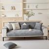1PC Thicken Velvet Sofa Mat Cover for Autumn Winter Universal L Shaped Corner Sofa Cushion Light Luxury Non-slip Couch Protector