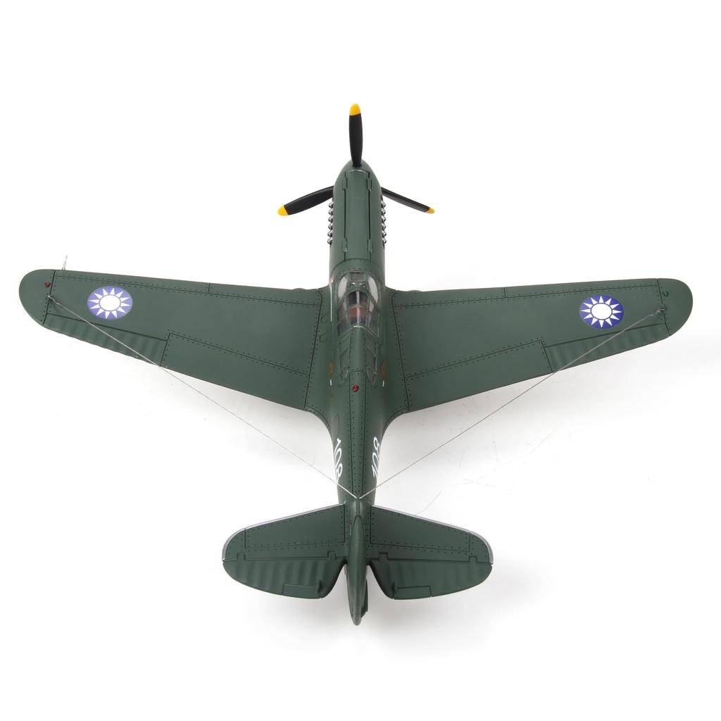 NUOTIE Warhawk Metal Model American Volunteer Group Commemorative Edition Flying Tigers Fighter Model Limited Collection Gift P-40 1/32