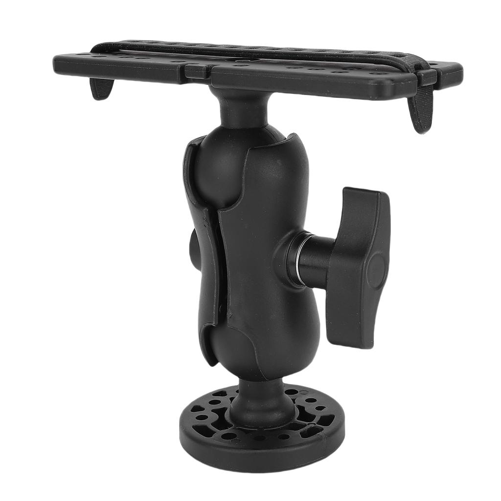 Fish Finder Mount Base Universal Mounting Plate 360 Degree Rotation Ball Mount Electronic Fish Finder Bracket for