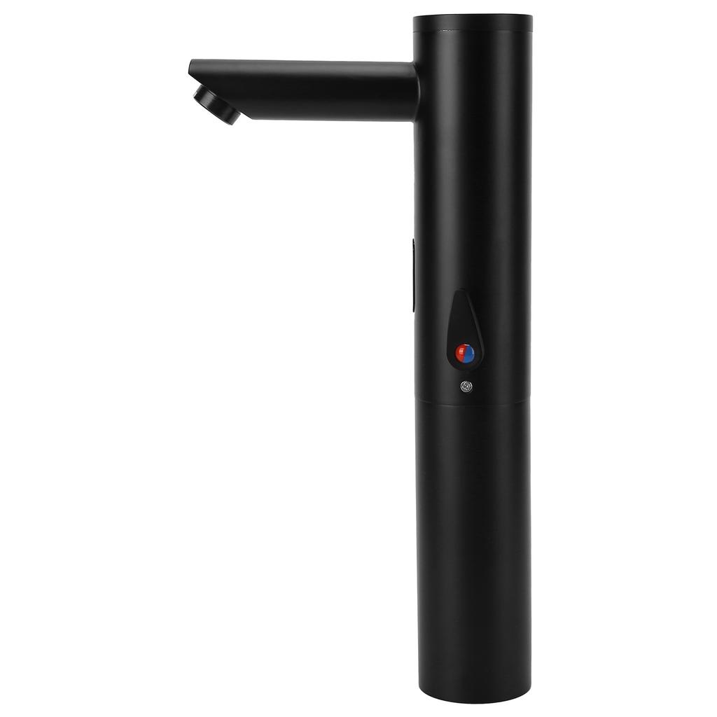 Automatic Sensor Faucet Brass Touchless Faucet with Hot and Cold Integration Black for Kitchen and
