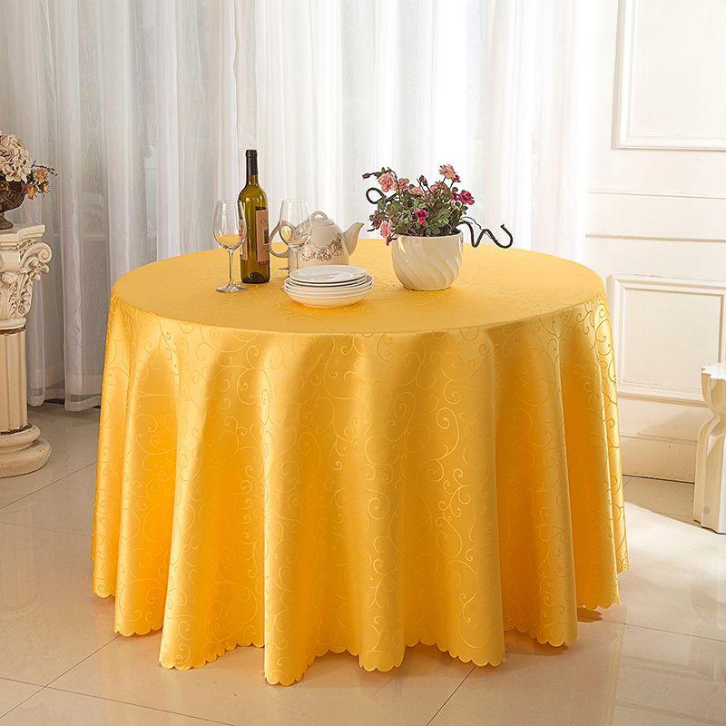 

Chinese Style For Home round Hotel Tablecloth Yellow 1.2*1.6 [Square]]