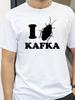 I Love Franz Kafka Print Tshirt Classic Men Female T Shirt New Short Sleeve Womens Tops Fashion Casual Clothes