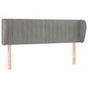 VidaXL Headboard with Ears Light Grey 147x23x78-88 Cm Velvet3117430