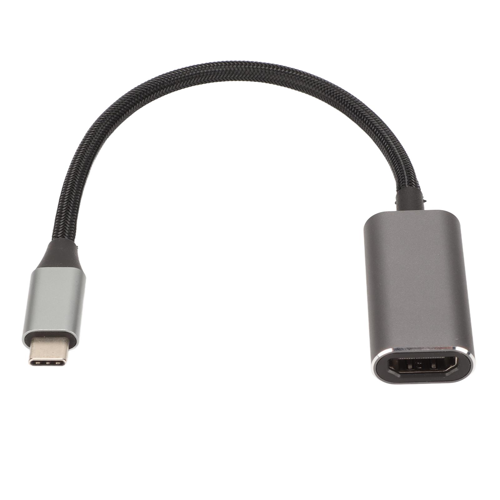 

Type C to HD Multimedia Interface 4K 60HZ Plug and Play Aluminum Alloy USB C to 4K Adapter for OS X Laptop Tablet Phone