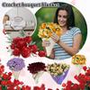 Handmade Knitting Yarn, Rose, Of The Valley Blanket, Jasmine Flower Bouquet, Crochet Hook, Creative Gift Material Package