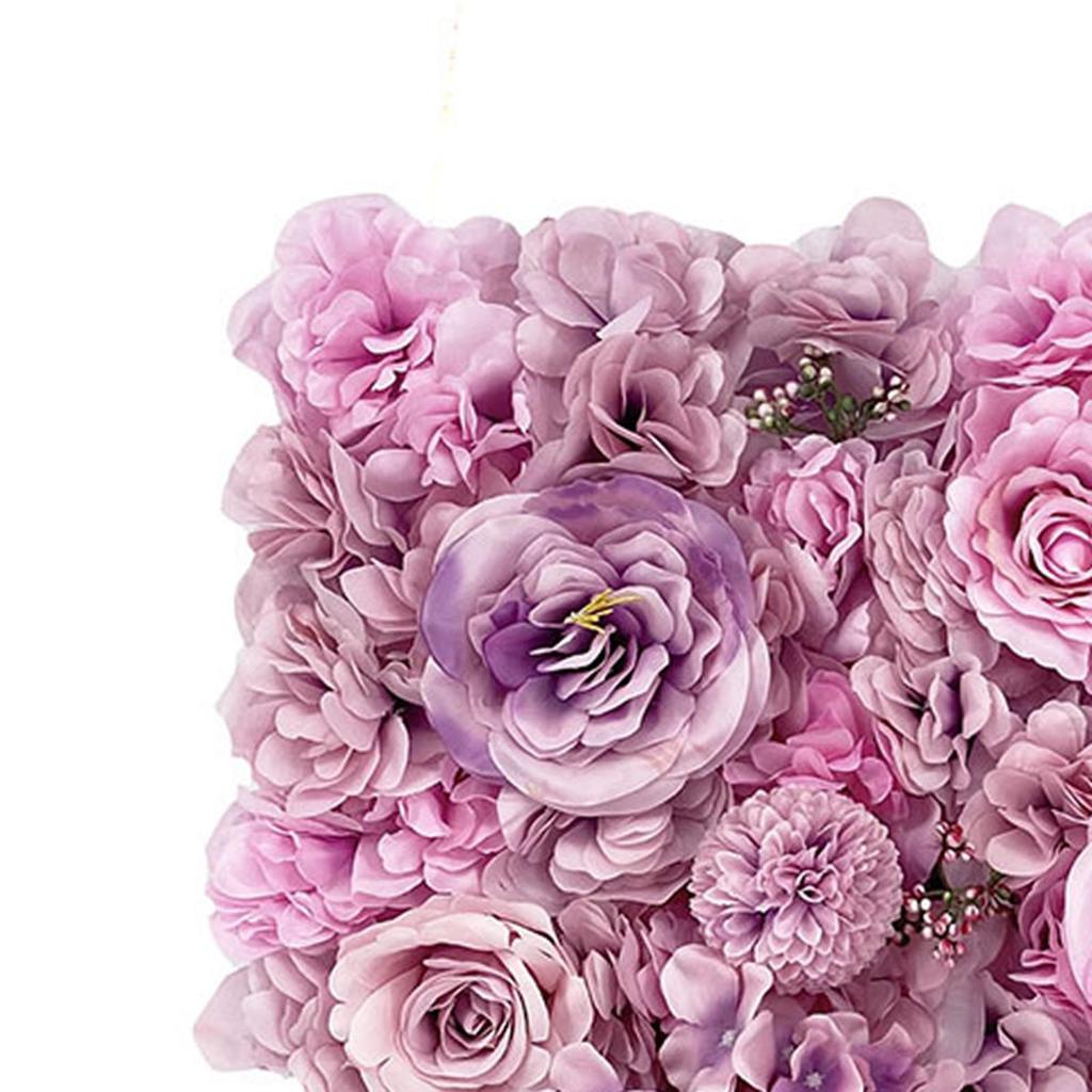 Artificial Flower Panel Decorative Romantic Valentines Day Gifts Rose Backdrop for Wedding Event Stage Valentines Day Wall Decor
