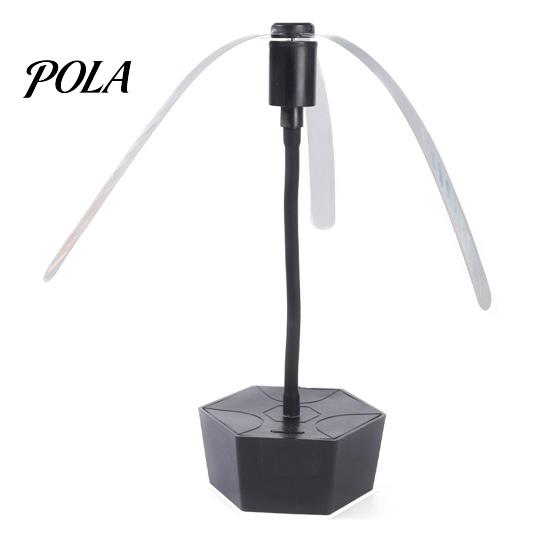 Outdoor Fly Repellent Fan with Reflective Safe Blades Portable Soundless Widely Used Picnic BBQ Party Table Tool