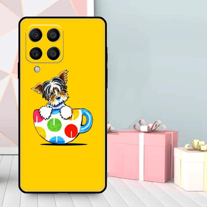 Cute Yorkshire Terrier Case For Samsung Galaxy M35 M56 M12 M06 M32 M52 M55 M15 M11 M13 M14 M16 M36 M31 M53 M34 M54