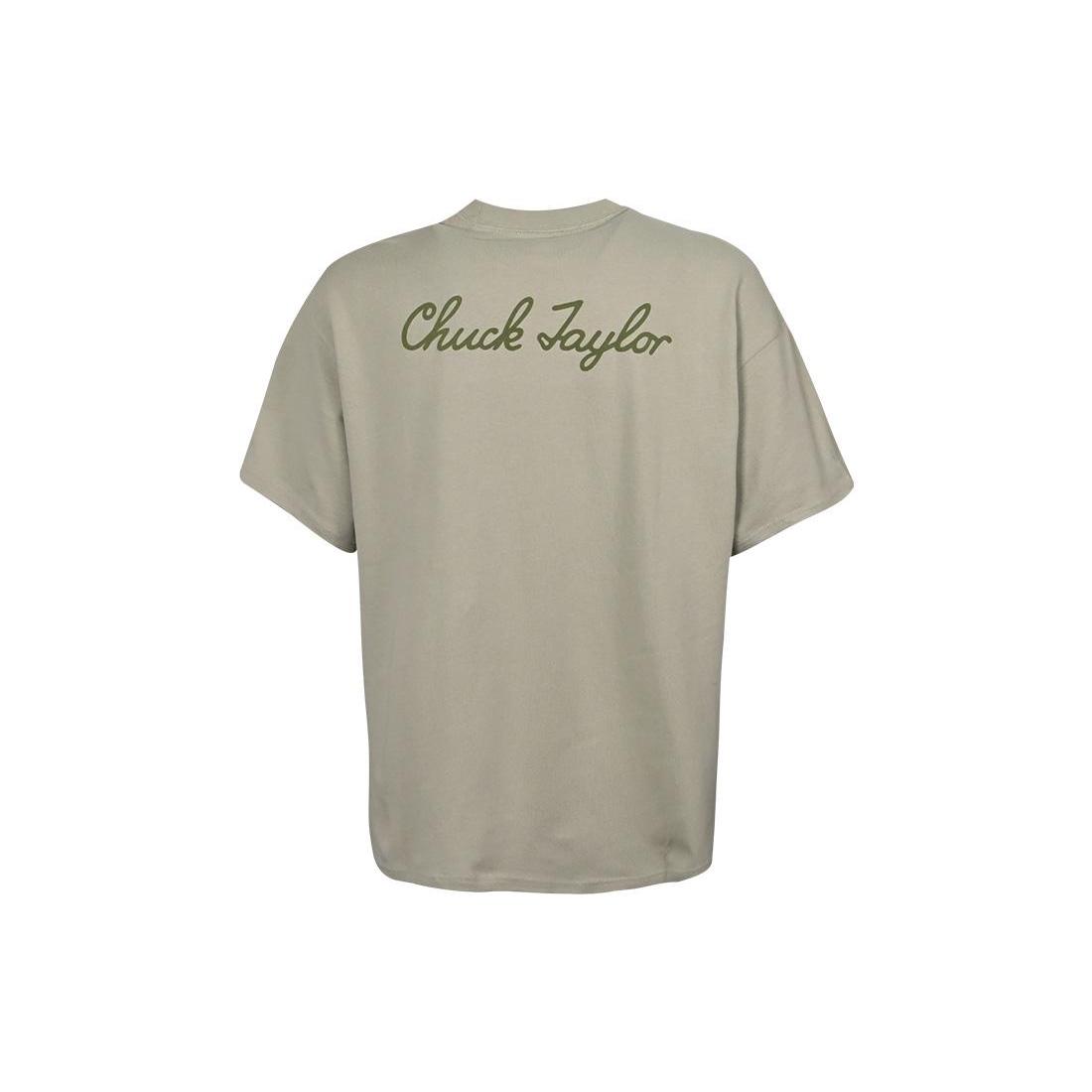 

New Converse T Shirts Unisex Green 10025397-A07 L