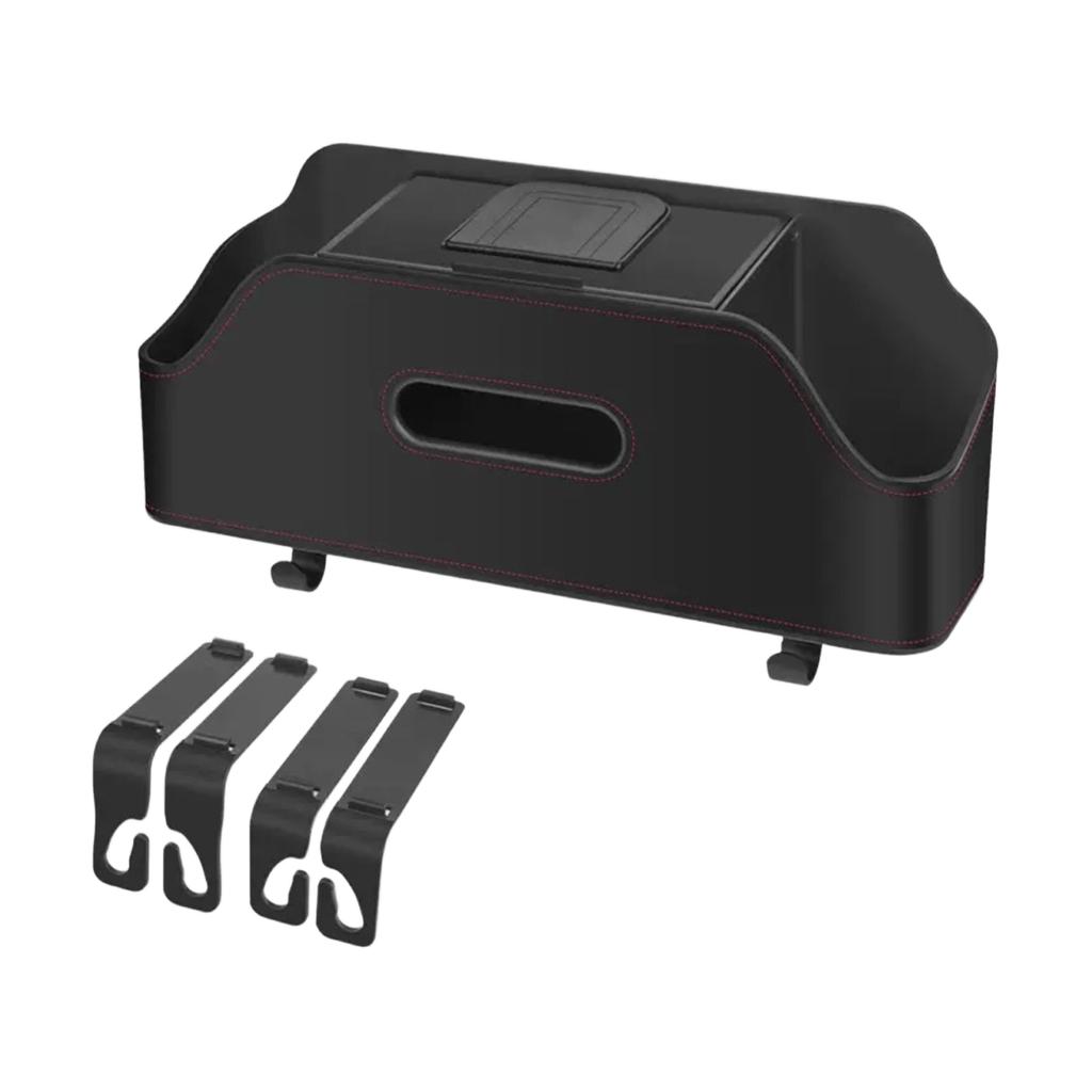 Car Seat Back Organizer, Tissue Holder Bag, Multi-functional Storage Box, Car Rear Seat Cup Holder And Storage Rack.