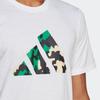 Adidas Logo Print Minimalist Short Sleeve T-Shirt Men Tops White IB8259