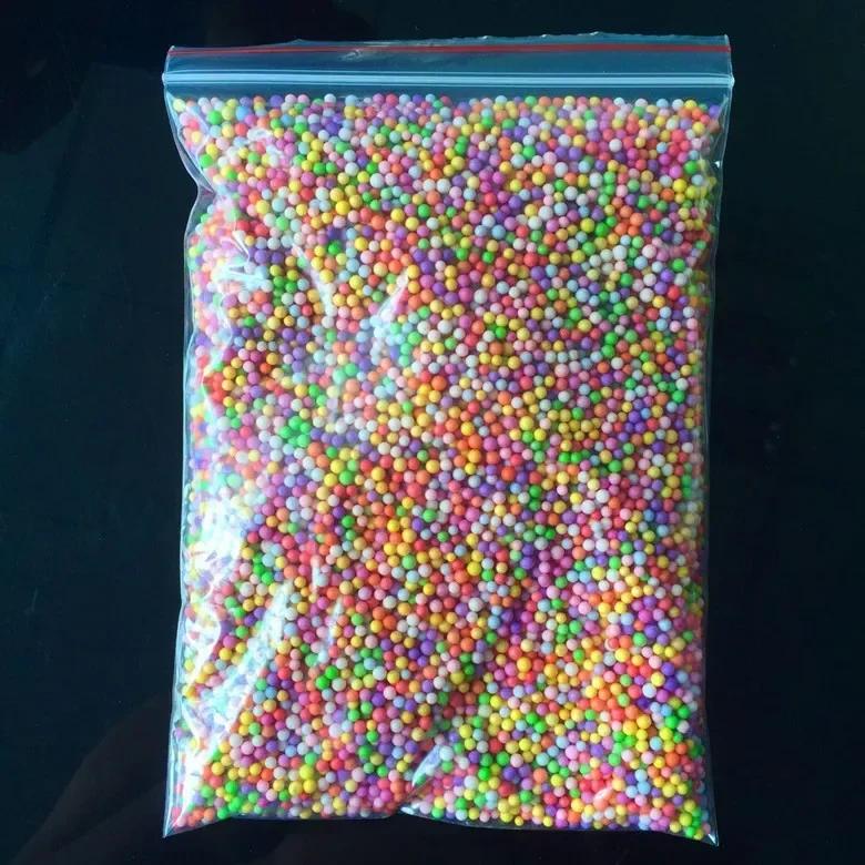 15000Pcs Polystyrene Filler Styrofoam Balls Bottle DIY Snow Mud Accessorie Small Tiny Foam Beads for Gift Box Balloon Decoration