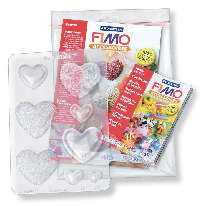 Moule à cœurs - FIMO - Outil souple - Résistant - Qualité professionnelle