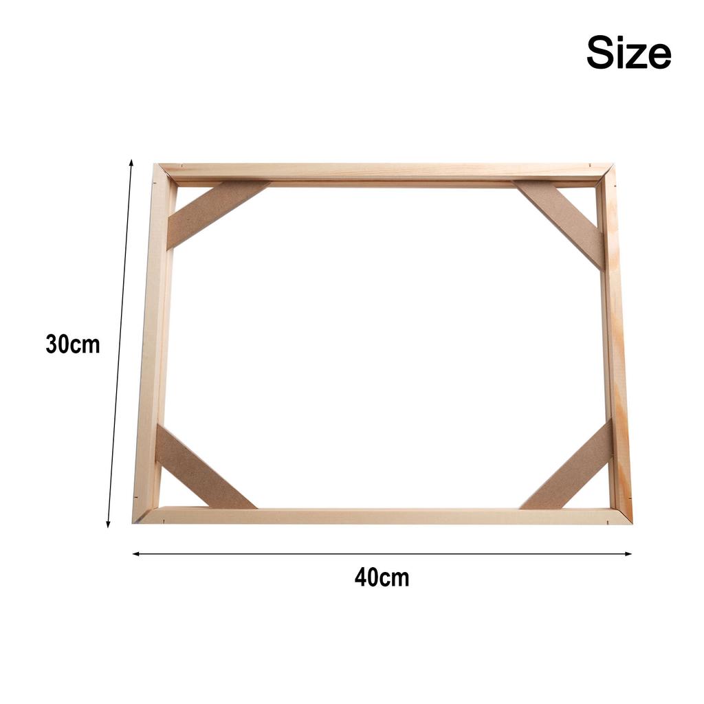 DIY Frame For Canvas Paintings Wooden Frame Wall Table Display For Posters Prints Picture Decor Home Decoration