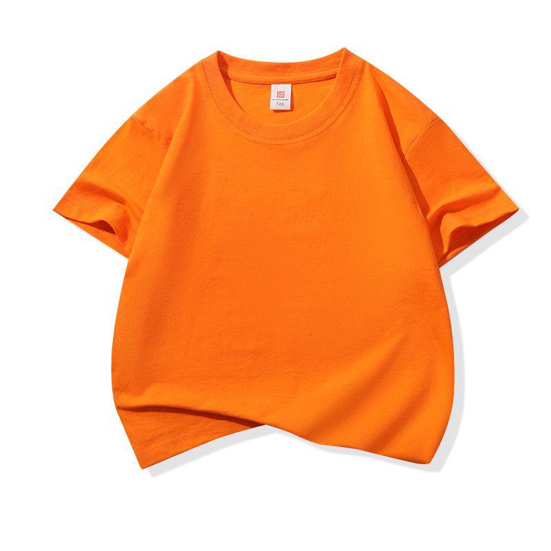 Customizable Kids' Summer Short Sleeve T-shirt with Logo Print