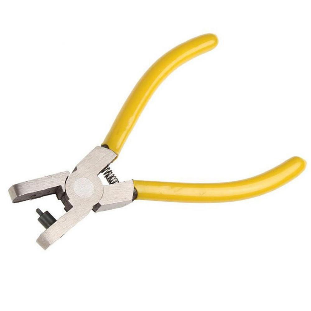 

5 Compact Watch Band Punch Pliers - Professional Leather Hole Punch Tool for Straps, Belts & DIY Crafting жёлтый