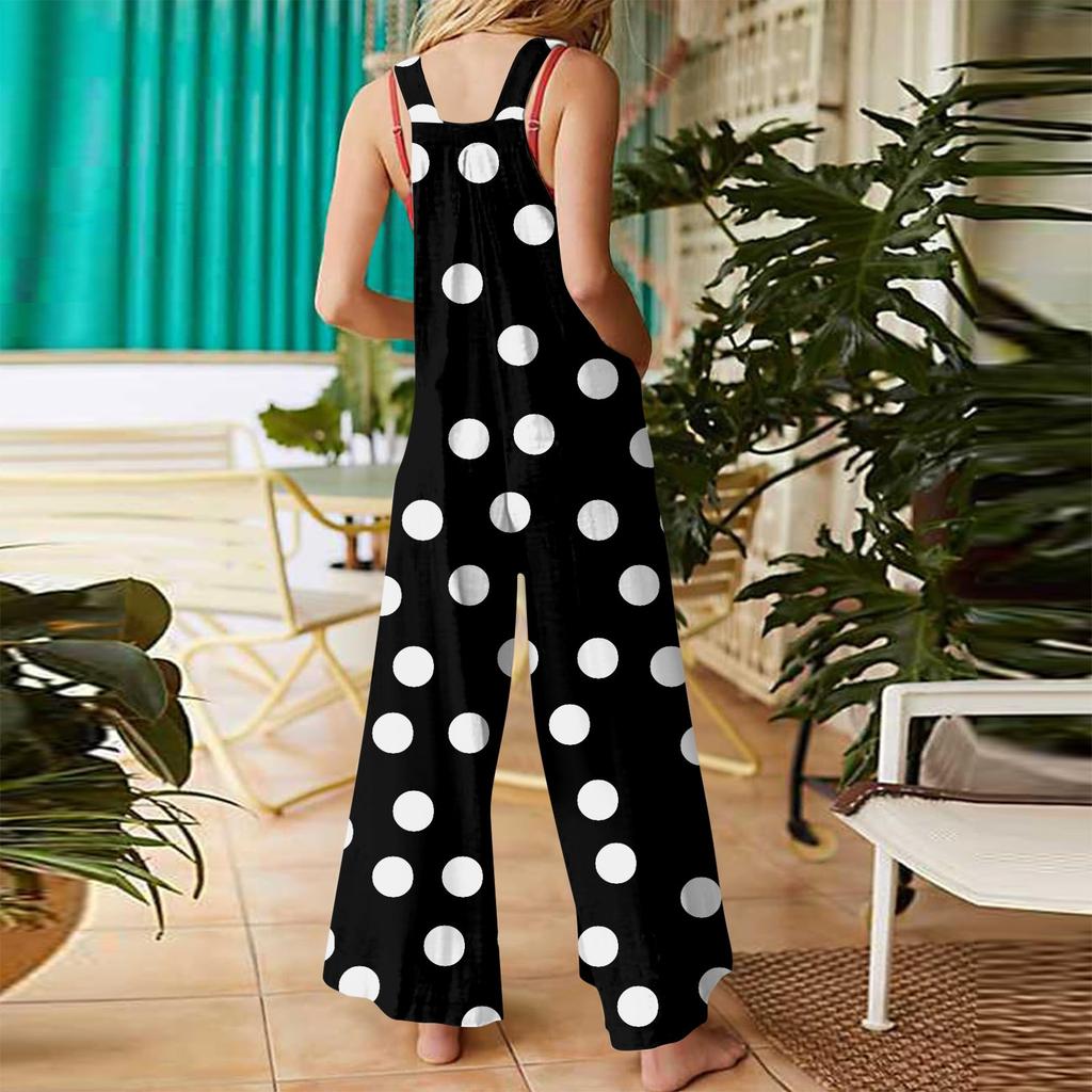 Rompers For Women Fall And Winter Sleeveless Adjustable Drawstring Strap Casual Outfits With Pockets