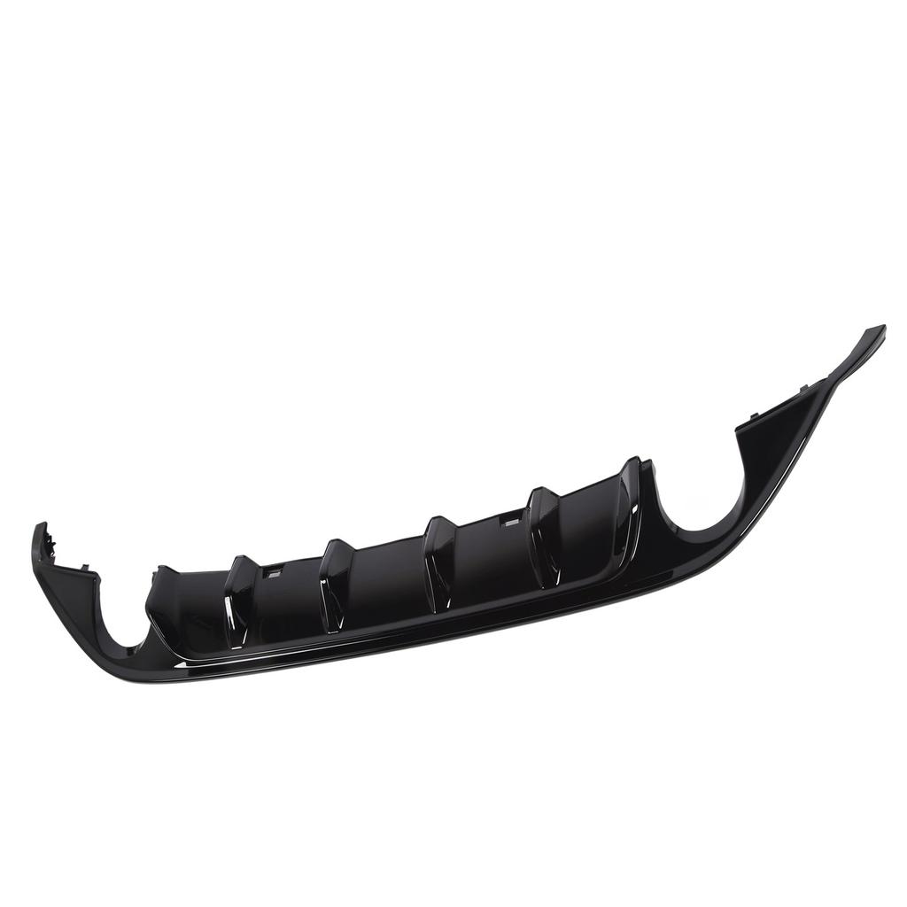 Gloss Black TCR Rear Bumper Diffuser Valance Sporty Style For MK7 Pre‑Facelift 2013 to 2016