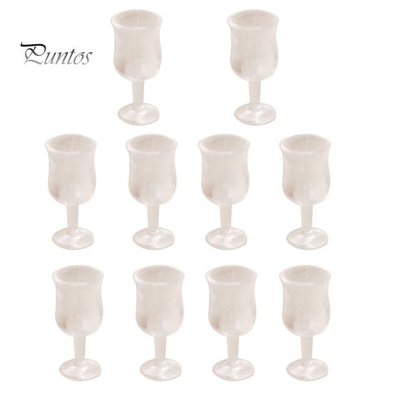 

10 шт. 1:12 чашек для кукольного домика, реалистичный вид, сделай сам, мини-кубок для вина, модель кубка, игрушка для ролевых игр, реквизит для фотосъемки 10 pcs