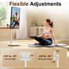 Adjustable Mobile TV Stand-360° Rotating Floor Mount for 10-42" OLED/LED Screens,Portrait/Landscape Switch, 88lbs VESA 200x200mm
