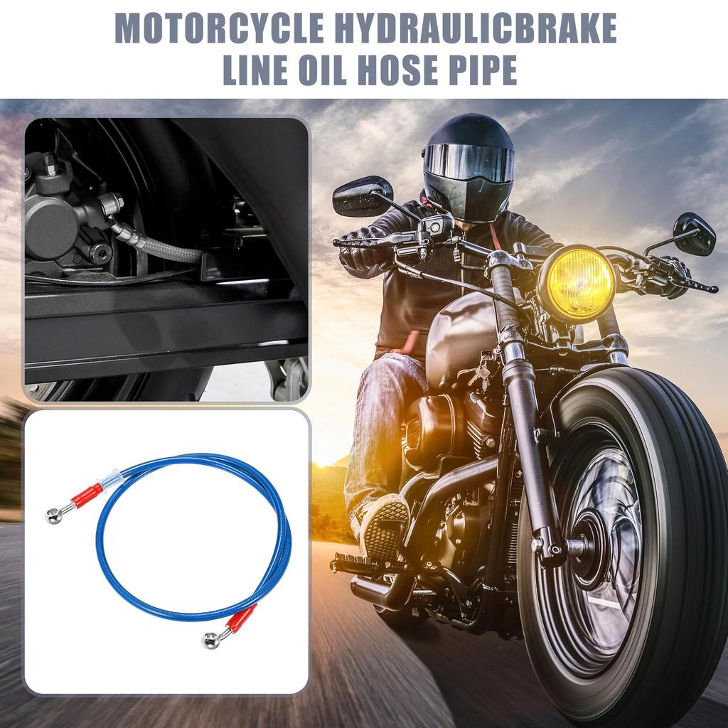 X AUTOHAUX Brake Hose Bike Mesh Oil Hose Clutch Hose