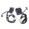 1/2Pcs 22Mm Motorcycle Handlebar Switches Motorbike Horn Button Turn Signal Electric Fog Lamp Light Start Handle Controller