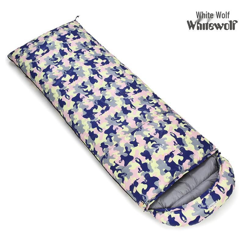 Ultralight White Duck Down Sleeping Bag for Outdoor Camping