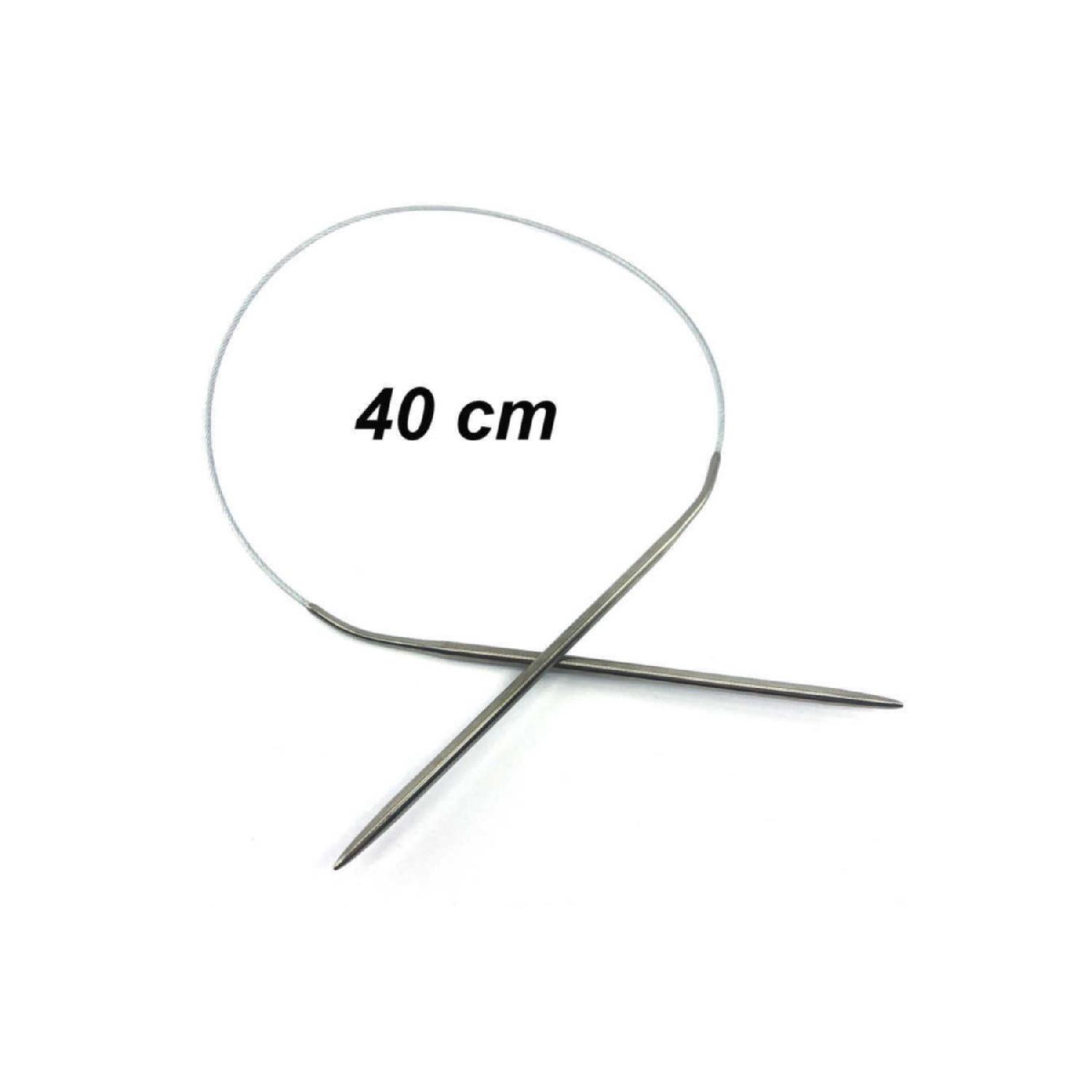 

40 см размер 2,5. Вязальная игла со стальной леской 0-4.9mm