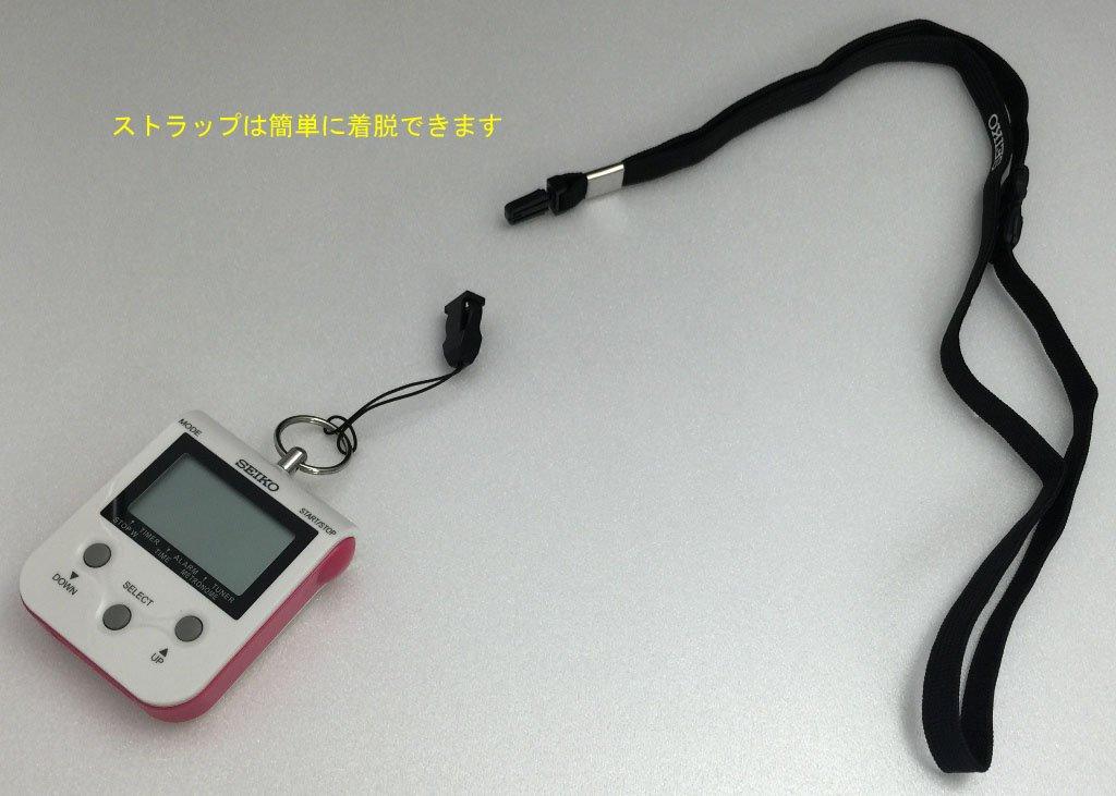 SEIKO Digital Metronome with Neck Strap, Black, DM90B