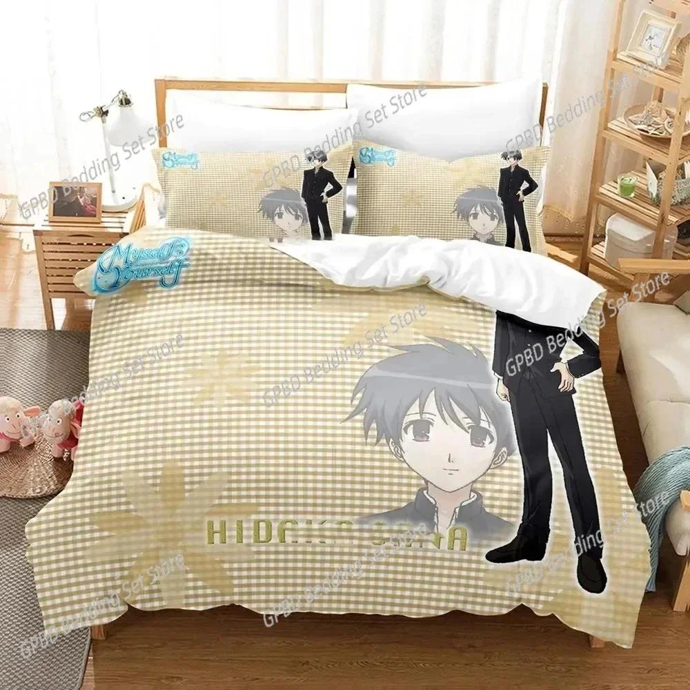 3D Print Anime Myself Yourself Bedding Set Bedroom Soft Modern Bedspreads Comefortable Duvet Cover Quilt Cover And Pillowcase