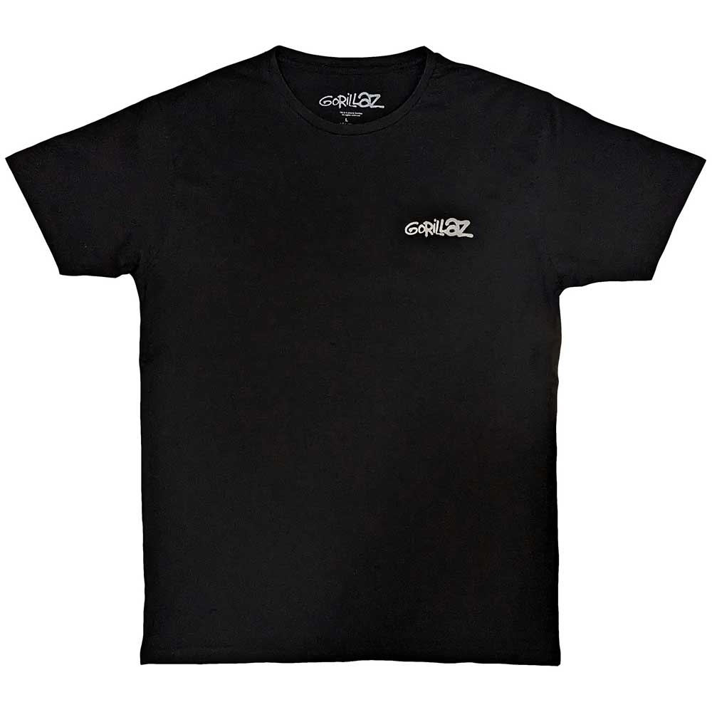 Gorillaz Unisex Adult Pocket Spray - George Group T-Shirt