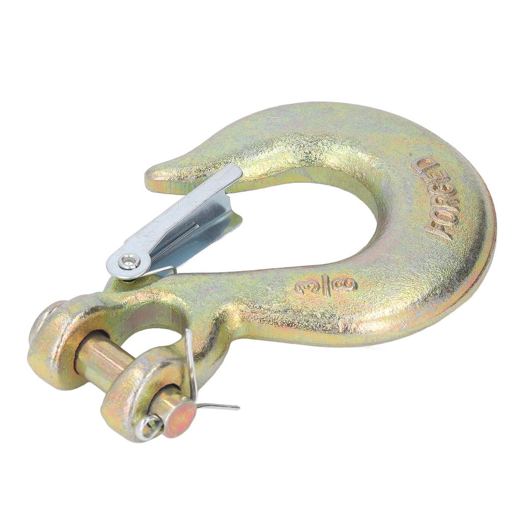 2 Stück 38 Zoll Schäkel-Gleit-Haken G70 Geschmiedeter legierter Stahl Greifhaken für Hebezeuge