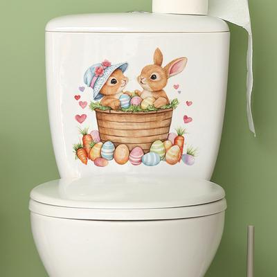 Ostern Bemalte Haseneier Badezimmer Badezimmerdekoration Wandaufkleber