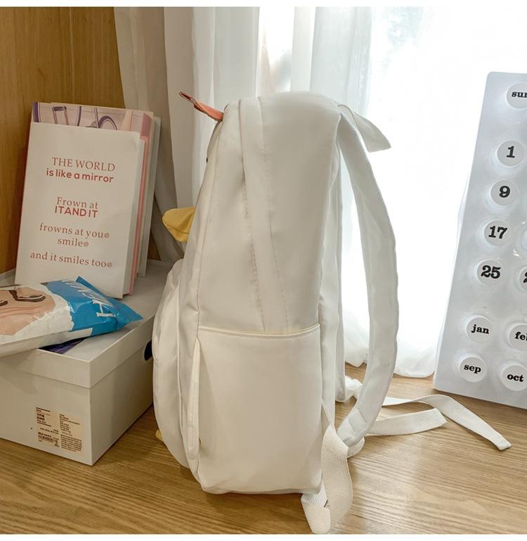 Large Capacity Student Schoolbag Women Cartoon Chick Backpack Children's Backpack