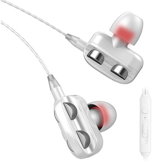Sluchátka A4 Čistý zvuk Ergonomický design Do uší Duální pohyblivá cívka Kabelová sportovní sluchátka do uší