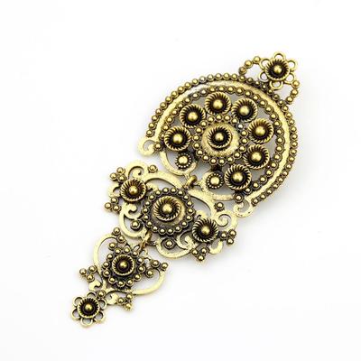 Bohemian Women's Brož Vintage Flower Přívěsek Brož Vintage Gold Barva Svatební šperky Dárek