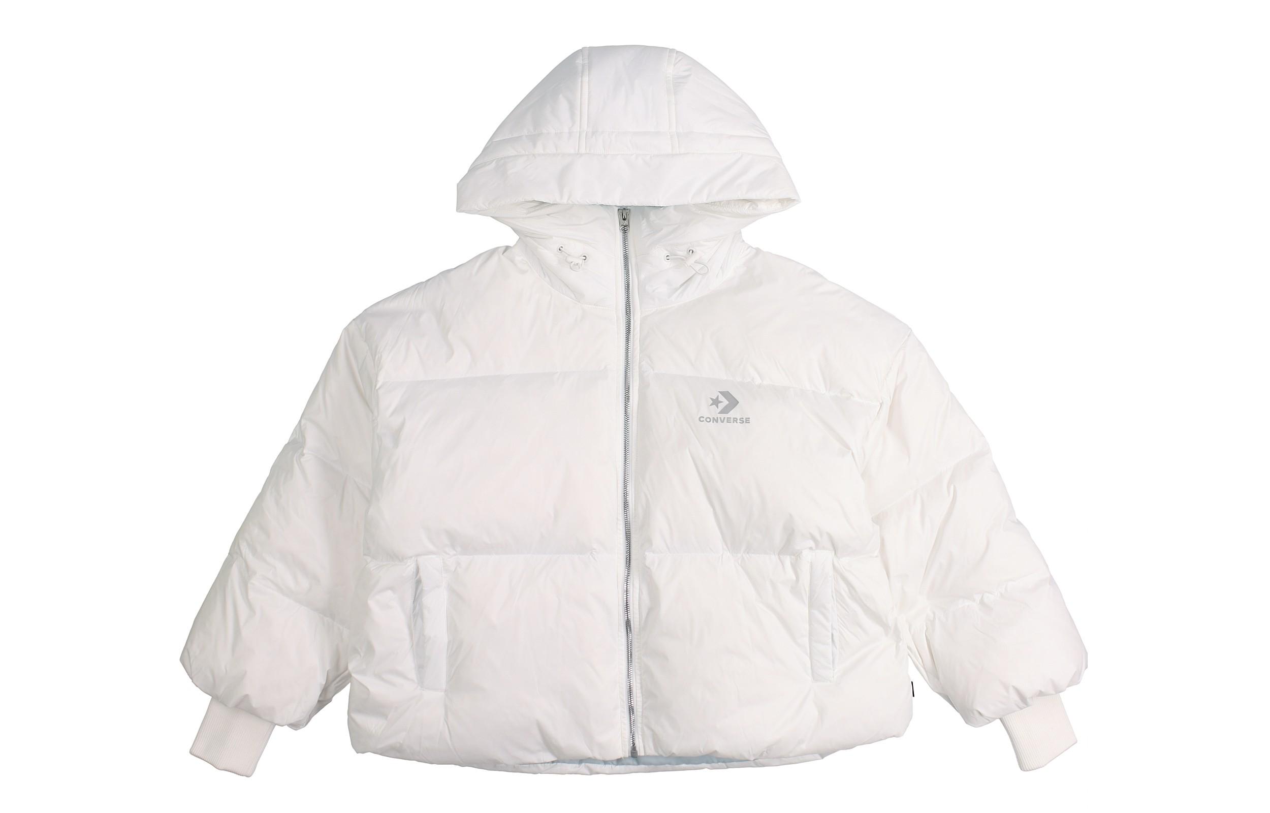 Converse Down Jackets Women s Hooded Moderate 10019326-A01 L