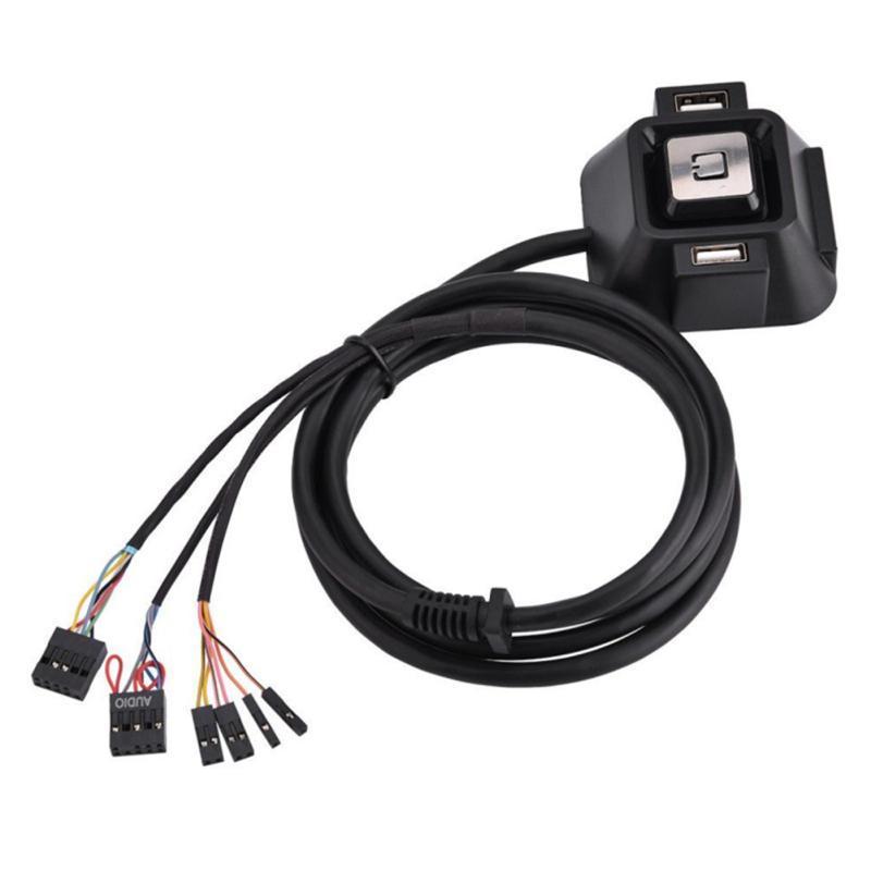 1,2 m Computer desktop Pc Pornire/Oprire Buton de resetare Comutator Extensor pentru blocuri de cablu