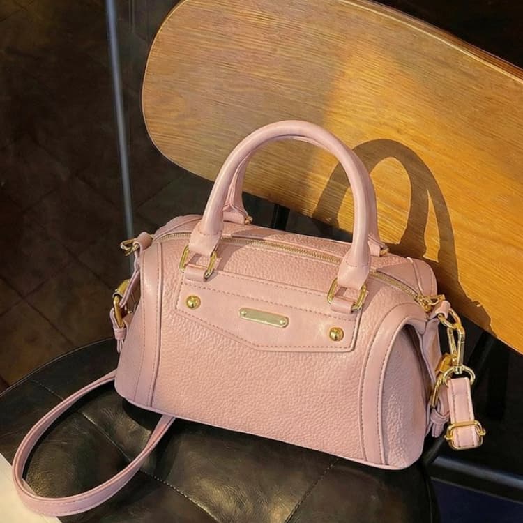 Color matching mini Boston bag women's shoulder bag