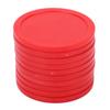 10pcs 64mm Ice Hockey Table Pucks Replacement Round Table Hockey Pucks for Practicing and Training