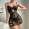 Sex pajamas lace perspective sexy underwear suspender pajamas fun underwear